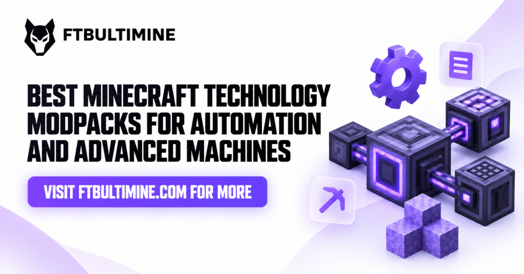 Best Minecraft Technology Modpacks for Automation and Advanced Machines