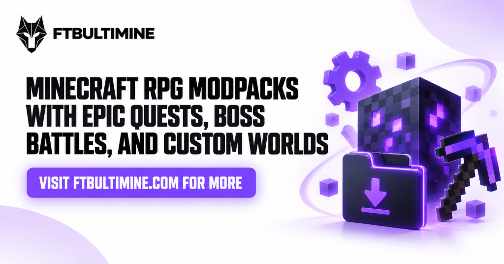Minecraft RPG Modpacks With Epic Quests, Boss Battles, and Custom Worlds