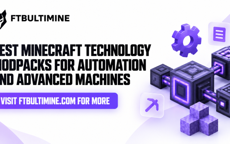 Best Minecraft Technology Modpacks for Automation and Advanced Machines