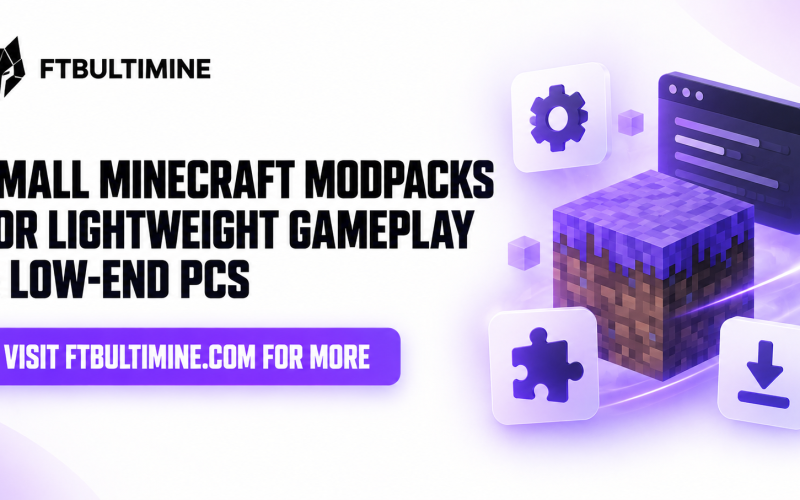 Small Minecraft Modpacks for Lightweight Gameplay & Low-End PCs
